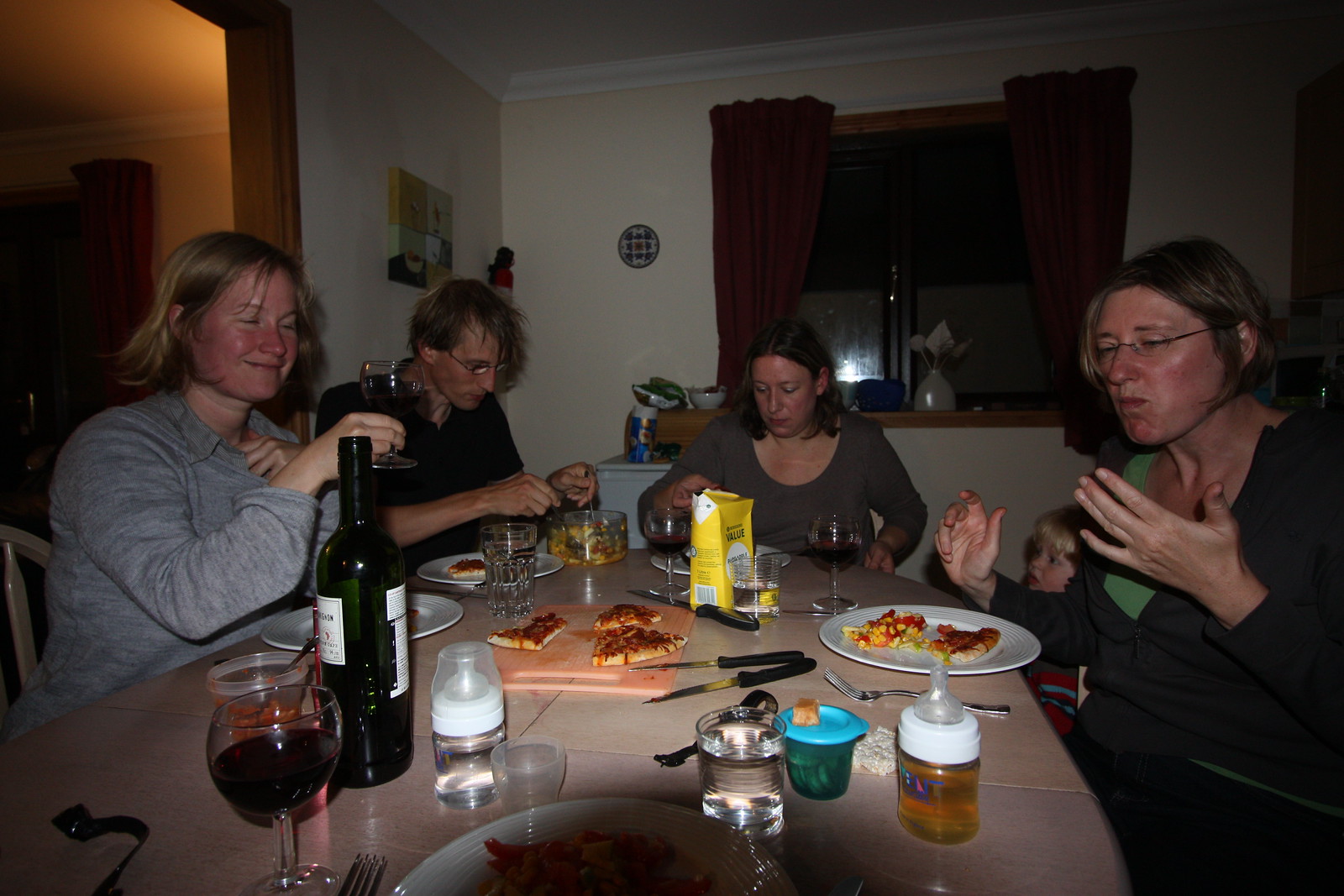 IMG_4045 - The Gang at Dinner