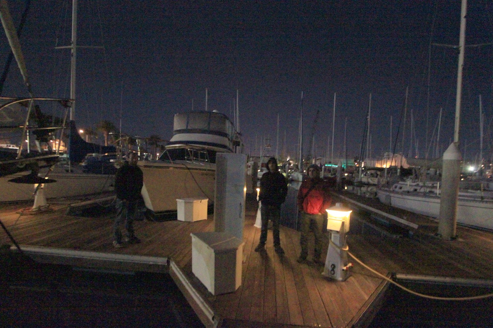 IMG_9548 - gamma - smaller - Team at the Marina by Night